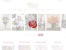 Tablet Screenshot of foistersflowers.com